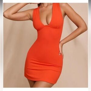 strapless open back dress ASHLEYlauren 4877 – Ombre Beaded Sweetheart Ruched Bodycon Mini Dress main image 0